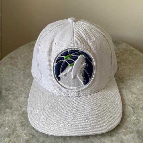 Vintage Mitchell and Ness Minnesota Timberwolves Hat - Picture 3 of 5